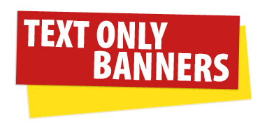 Text Only Banners